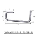 Custom Cut & Bent Rebar - Shape Code 31 - NextDaySteel