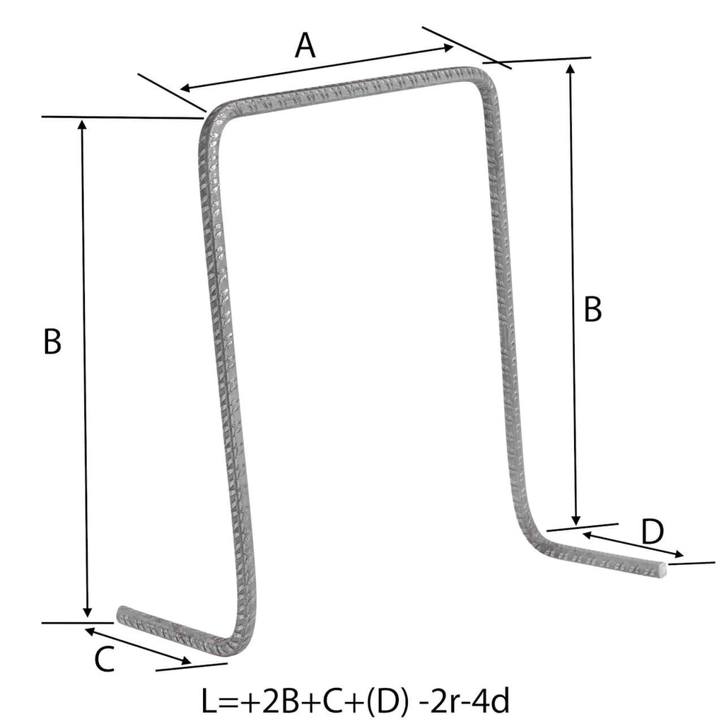 Custom Cut & Bent Rebar - Shape Code 98 | Next Day Steel Ltd