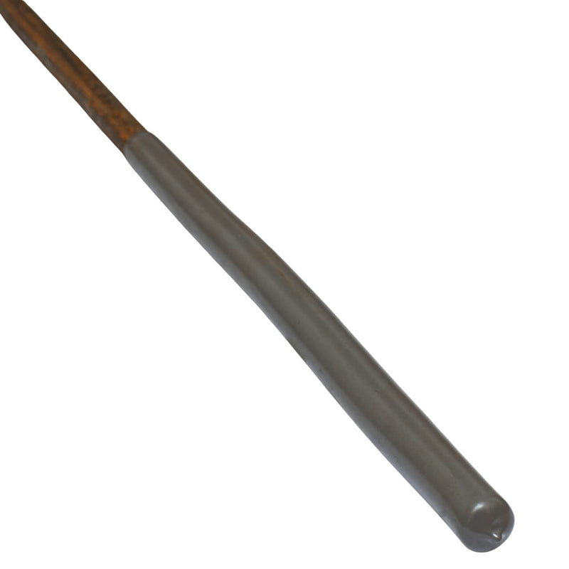 Dowel sleeve in use for easy dowel bar debonding in slab joinery.