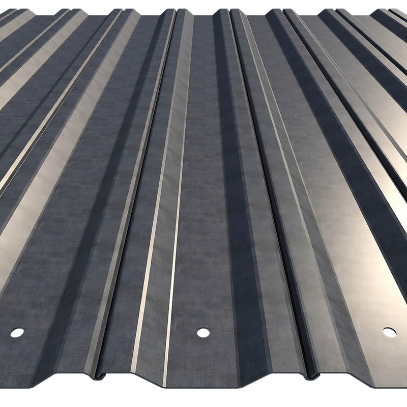 Top view of ER 750/8 Trench Sheets displaying robust overlapping for secure trench support