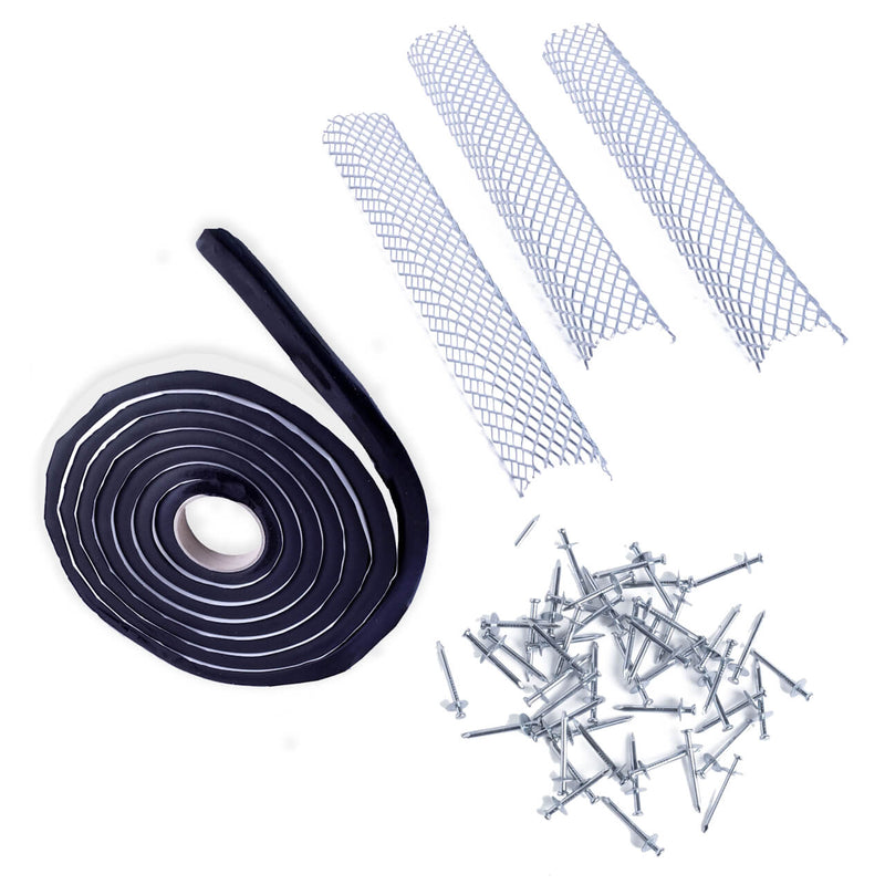 Complete hydrophilic strip installation kit with tools for effective water sealing