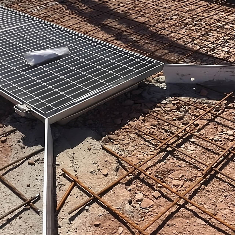 K-Form screed rail setup for creating effective drainage channels in concrete