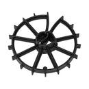 Plastic Wheel Spacer for reinforcement, versatile sizes, ideal for construction beams and columns.