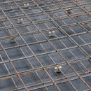 Continuous wire high chair spacers offering rapid and straightforward support for mesh in reinforcing projects.