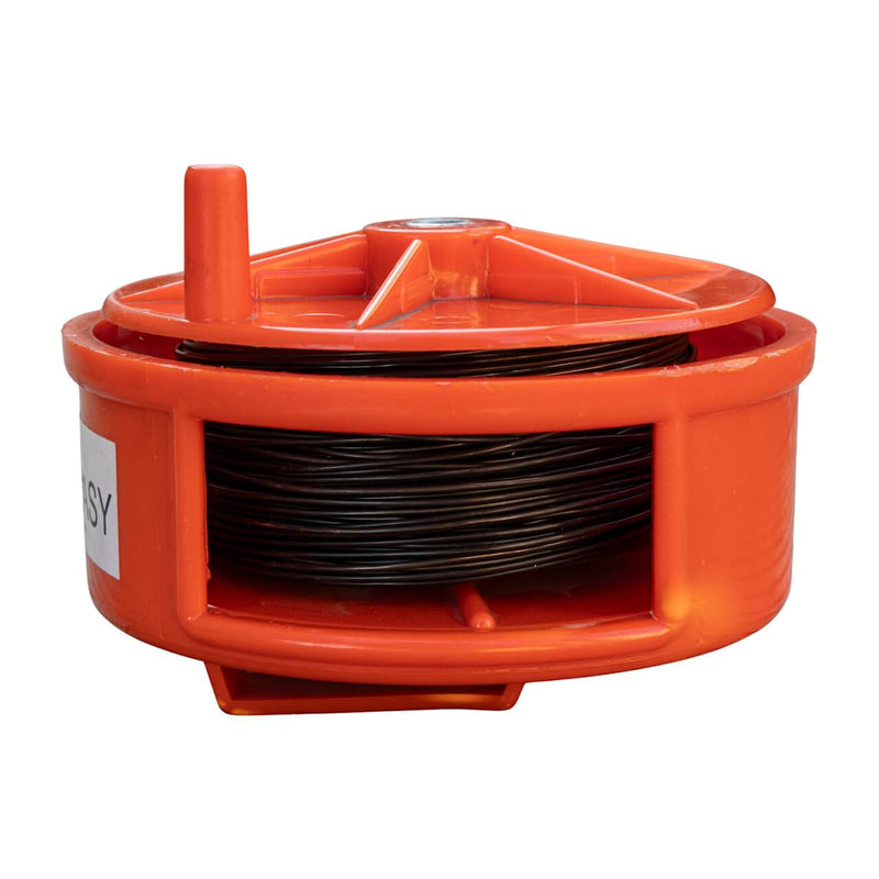 Reel Easy wire dispenser with a tying wire coil for efficient wire dispensing and easy handling on-site.