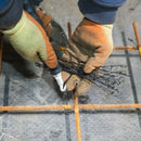 Double-loop wire ties for strong rebar securing in construction projects