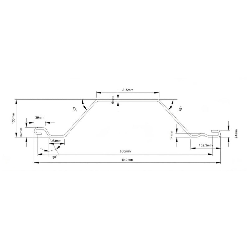 Technical information on FLP 600/6 Interlocking Trench Sheets