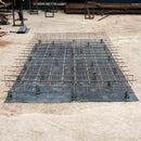 Wire Snake Spacers are being fitted to secure reinforcement mesh.