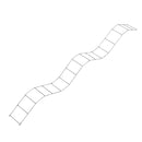 Top view of Wire Snake Spacer, highlighting its corrugated mesh design.