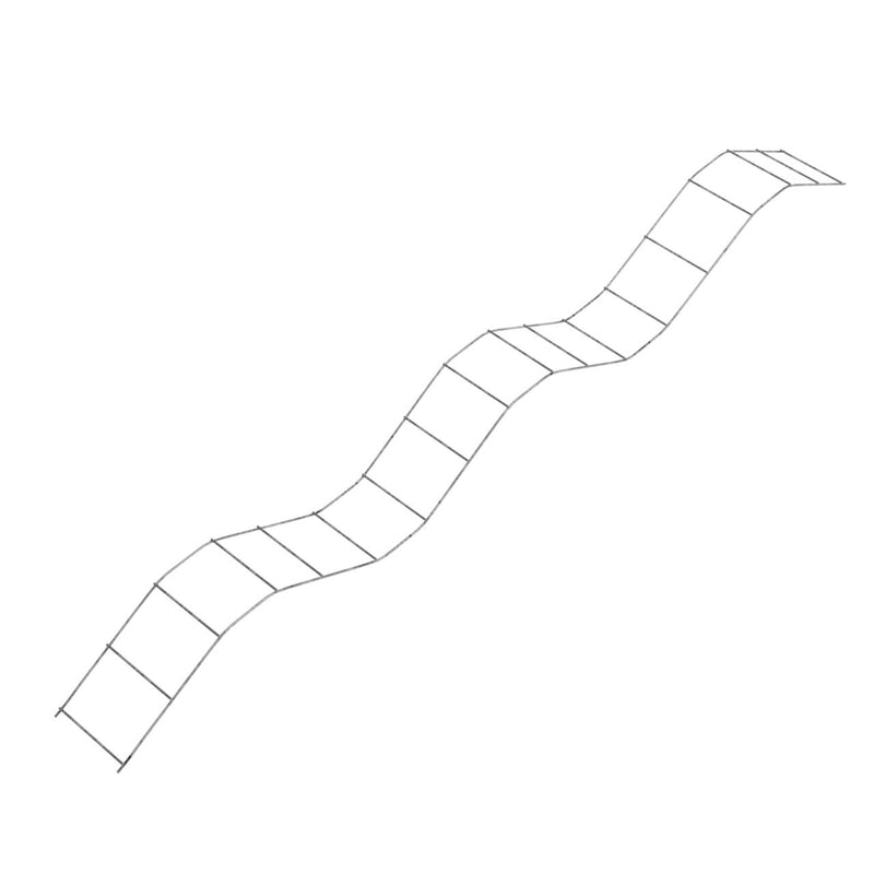 Top view of Wire Snake Spacer, highlighting its corrugated mesh design.