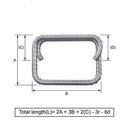 Custom Cut & Bent Rebar - Shape Code 63 - NextDaySteel